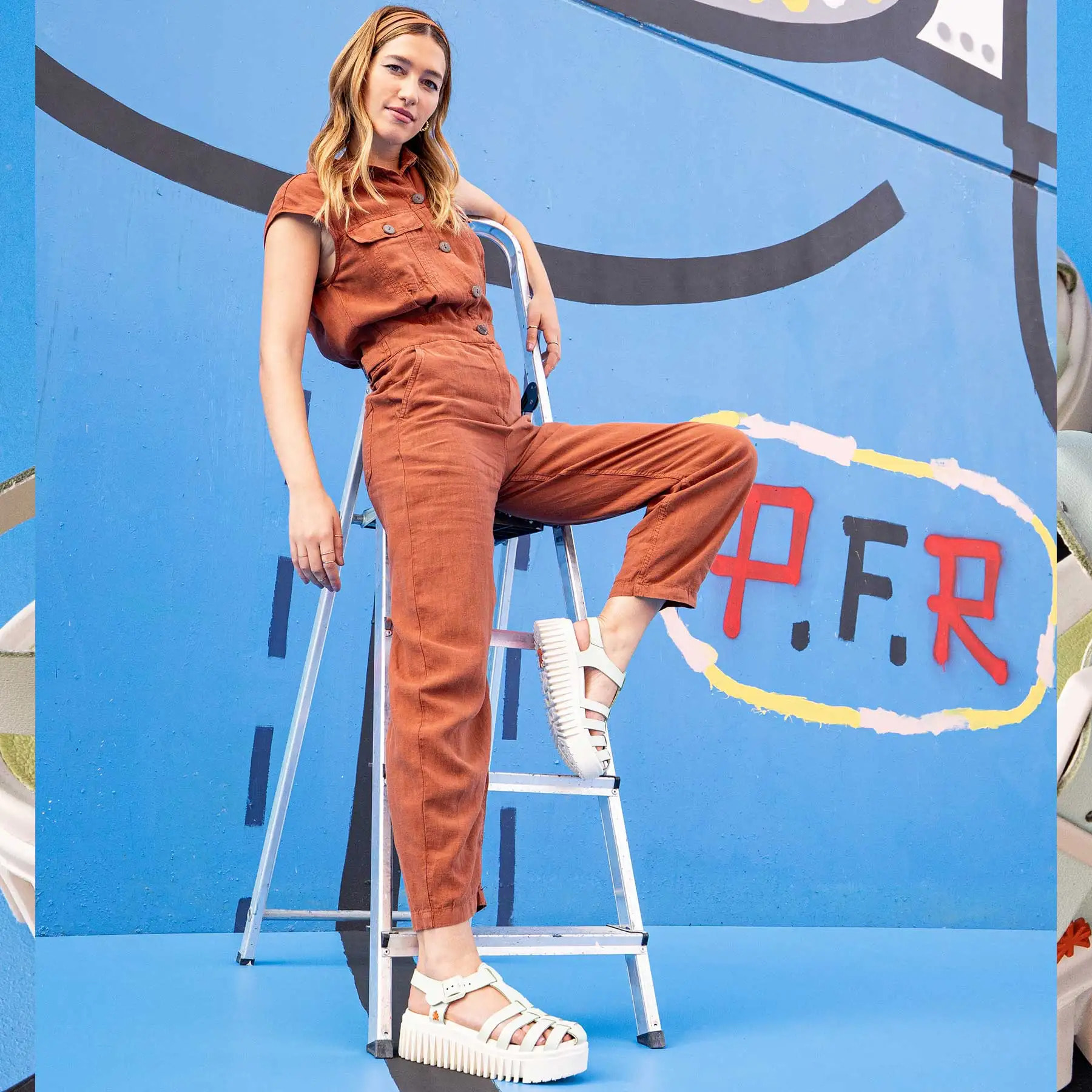 Sandalia de cuña 1575 NAPPA FOLIAGE/BRIGHTON color Foliage