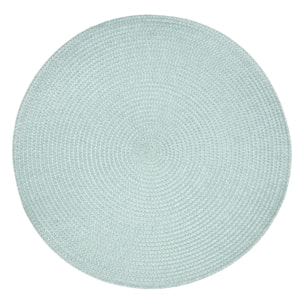 Set de table Tresse vert céladon D38xH0,1cm