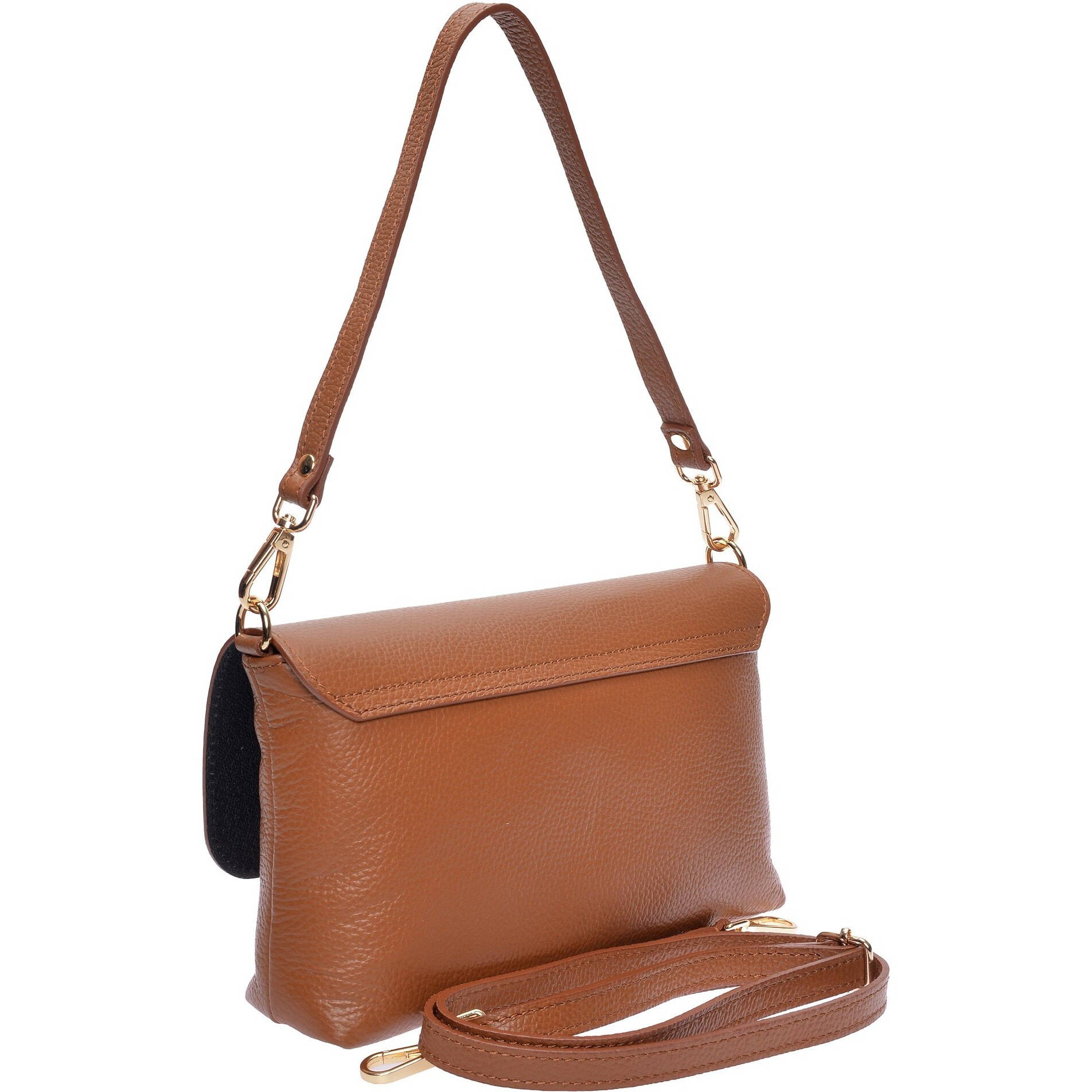 Borsa a tracolla Anna Luchini Cammello