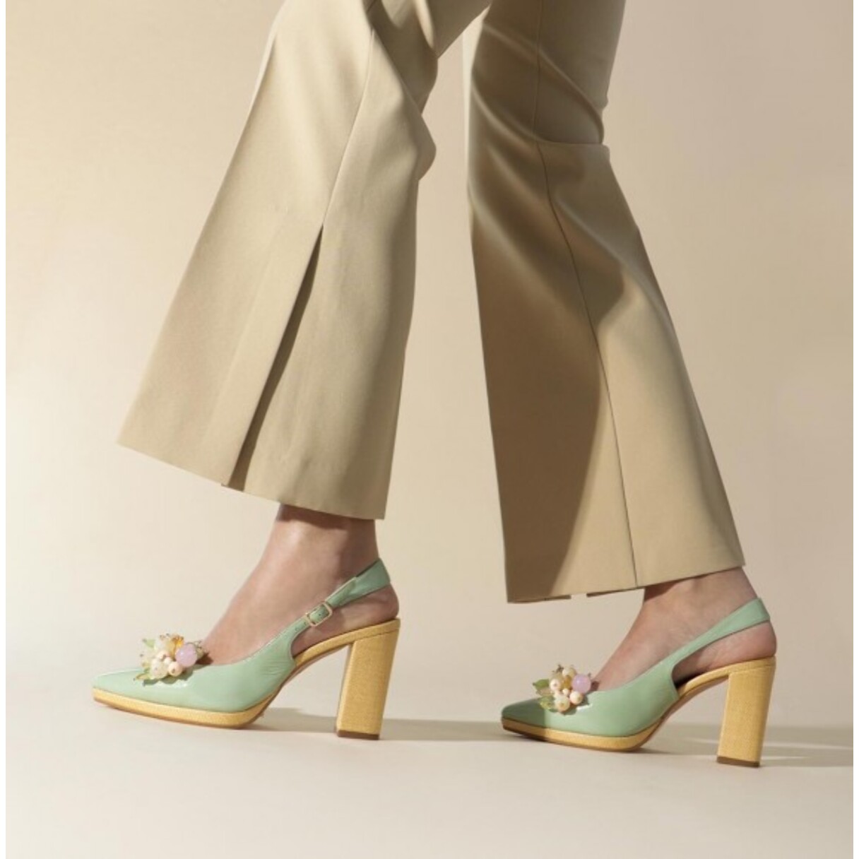 ZAPATOS DE SALÓN VERDES LODESA