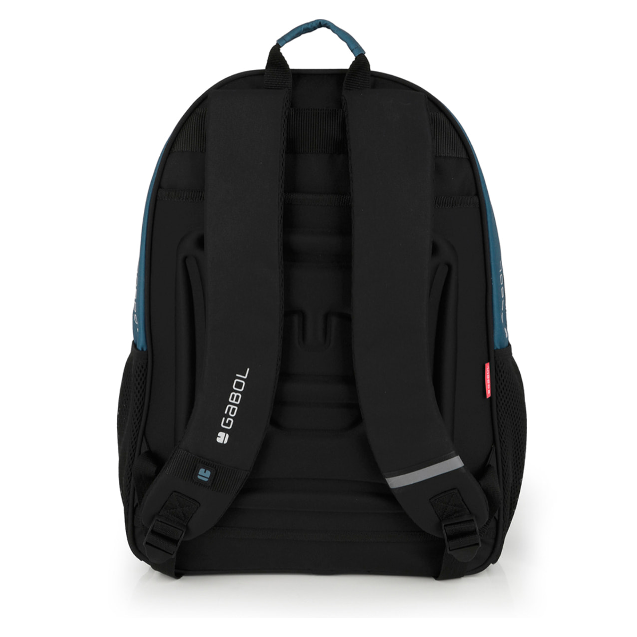 Mochila adaptable a carro Gabol ROAD azul y negra y resistente al agua