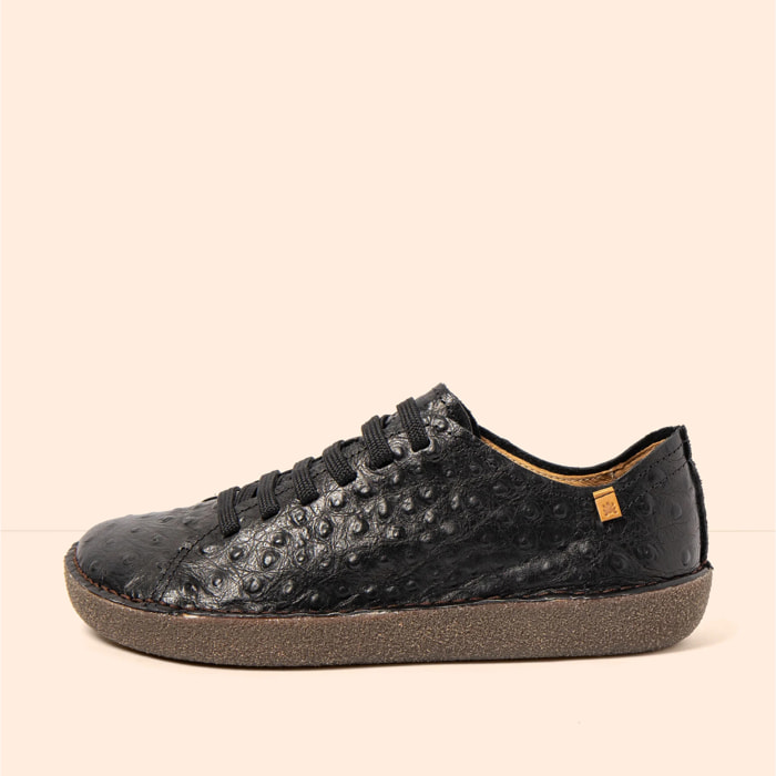 Zapatos N6064 OSTRICH BLACK/ TAMI color Black