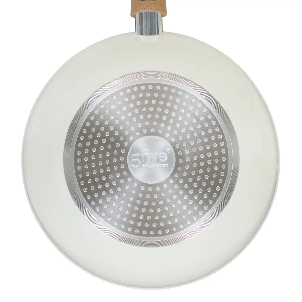 Wok "Harmony" D28cm en aluminium forgé beige