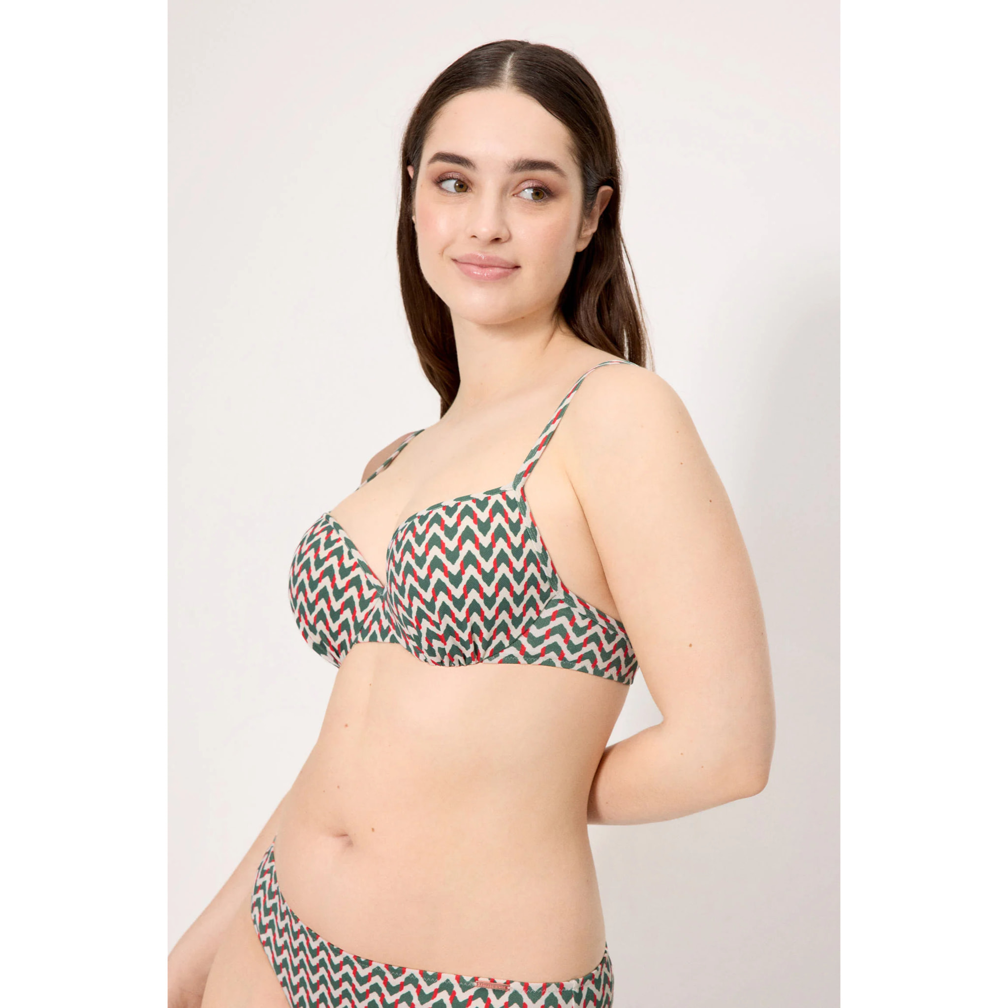 Top de bikini Verde