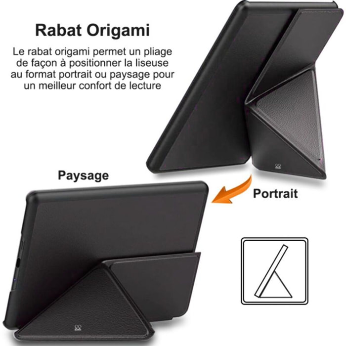 Etui IBROZ Origami Kindle Paperwhite - 2024 noir
