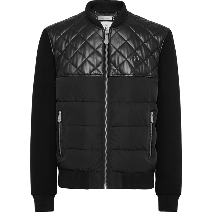 PHILIPP PLEIN Leather Bomber