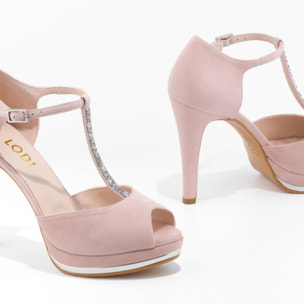 SANDALIAS DE NOVIA ROSAS PAULI