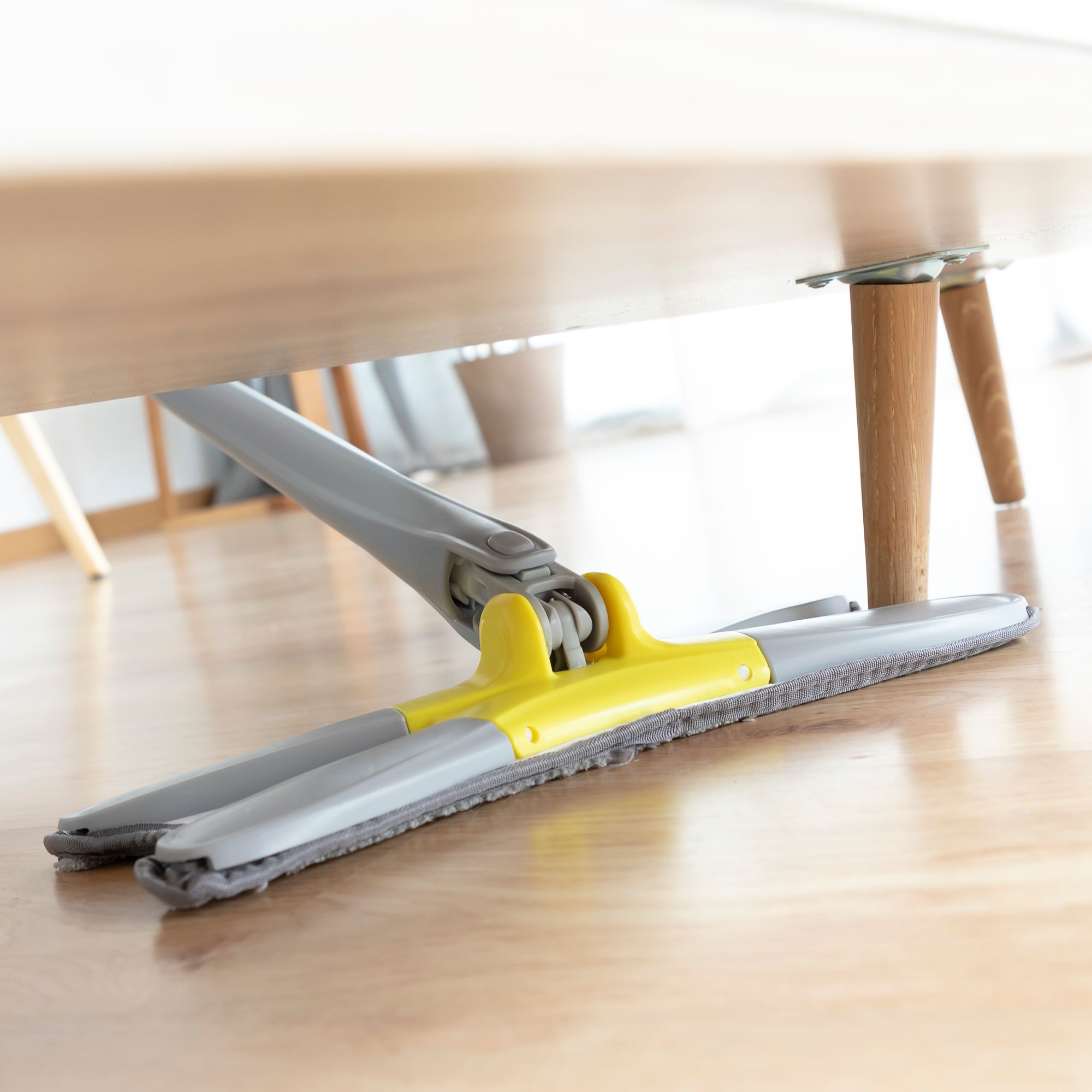 Mop in microfibra auto-strizzante - giallo e grigio