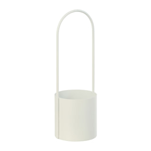 J-Line Cache-pot - métal - blanc - small