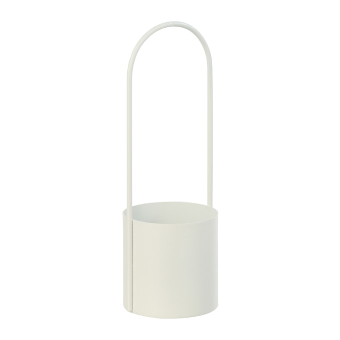 J-Line Cache-pot - métal - blanc - small