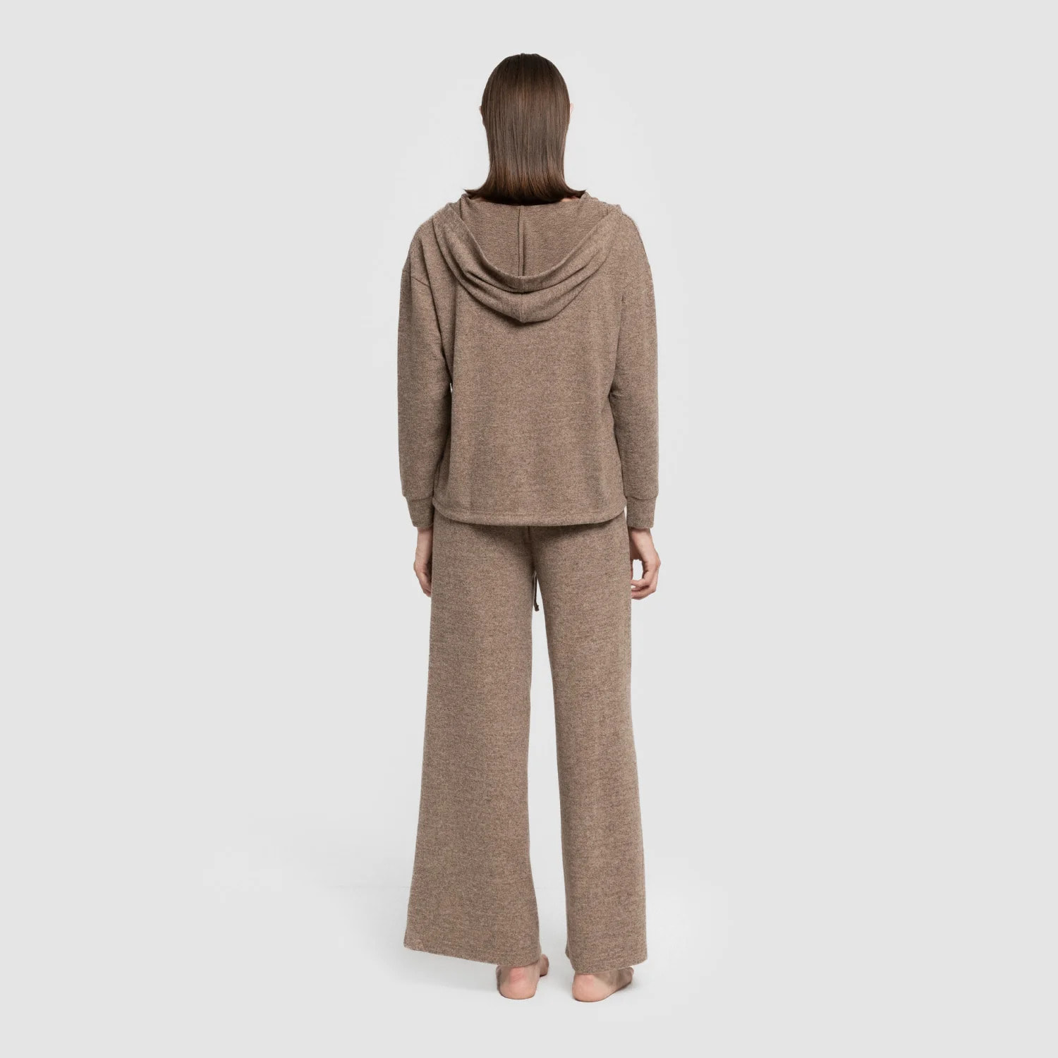 Pantaloni lunghi a gamba larga new punto extra morbido