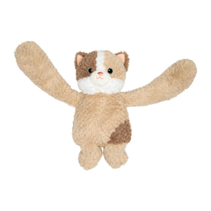 Peluche - JEUX 2 MOMES - Chat Calin Lestée - Douce - Blanc