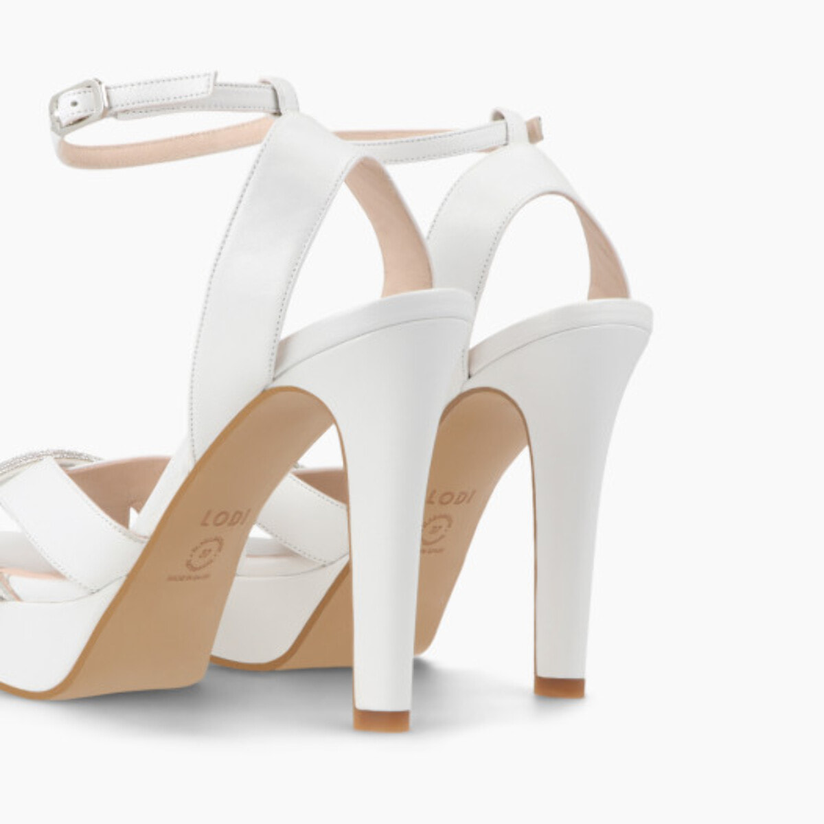 SANDALIAS DE NOVIA BLANCAS TAINOA