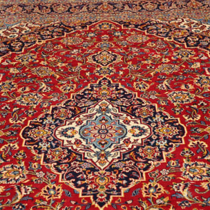 Tapis d'orient au motif oriental, noué main en laine, ARENI