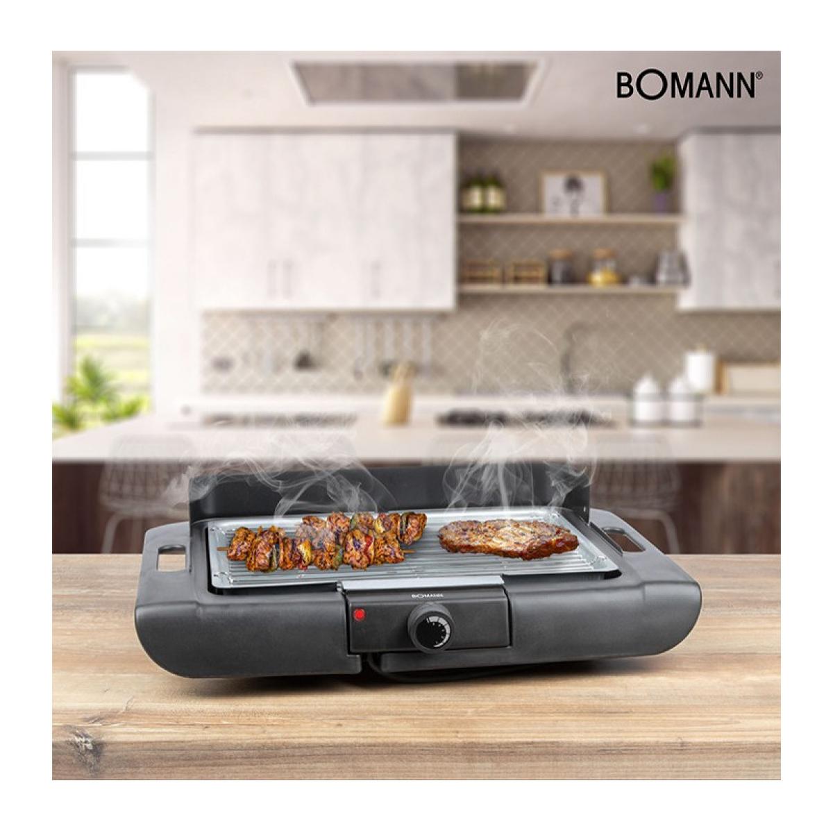 Barbecue Grill électrique sur pieds Bomann BQS 2244 CB Noir