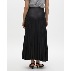 Gonna plissettata effetto cerato