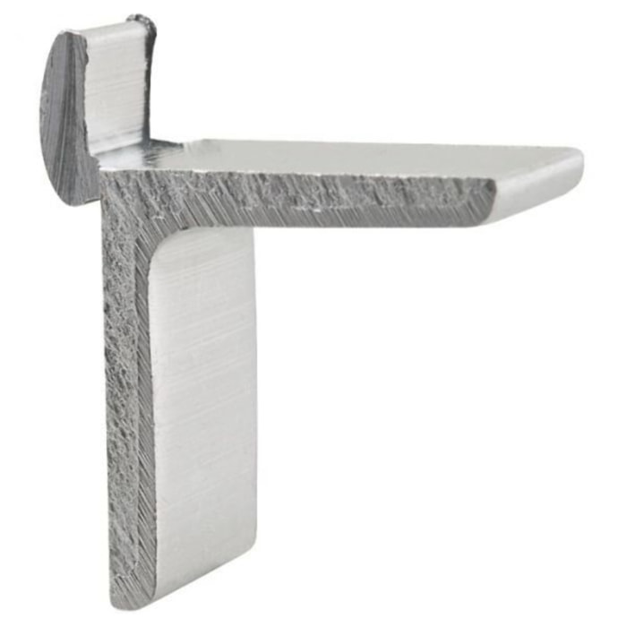 Taquet aluminium brut T39 pour crémaillère encastrée VACHETTE - Boîte de 100 - 580263