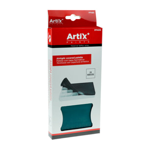 PALETA PLÁSTICO CON TAPADERA Y SEPARADORES. 35x25x18mm