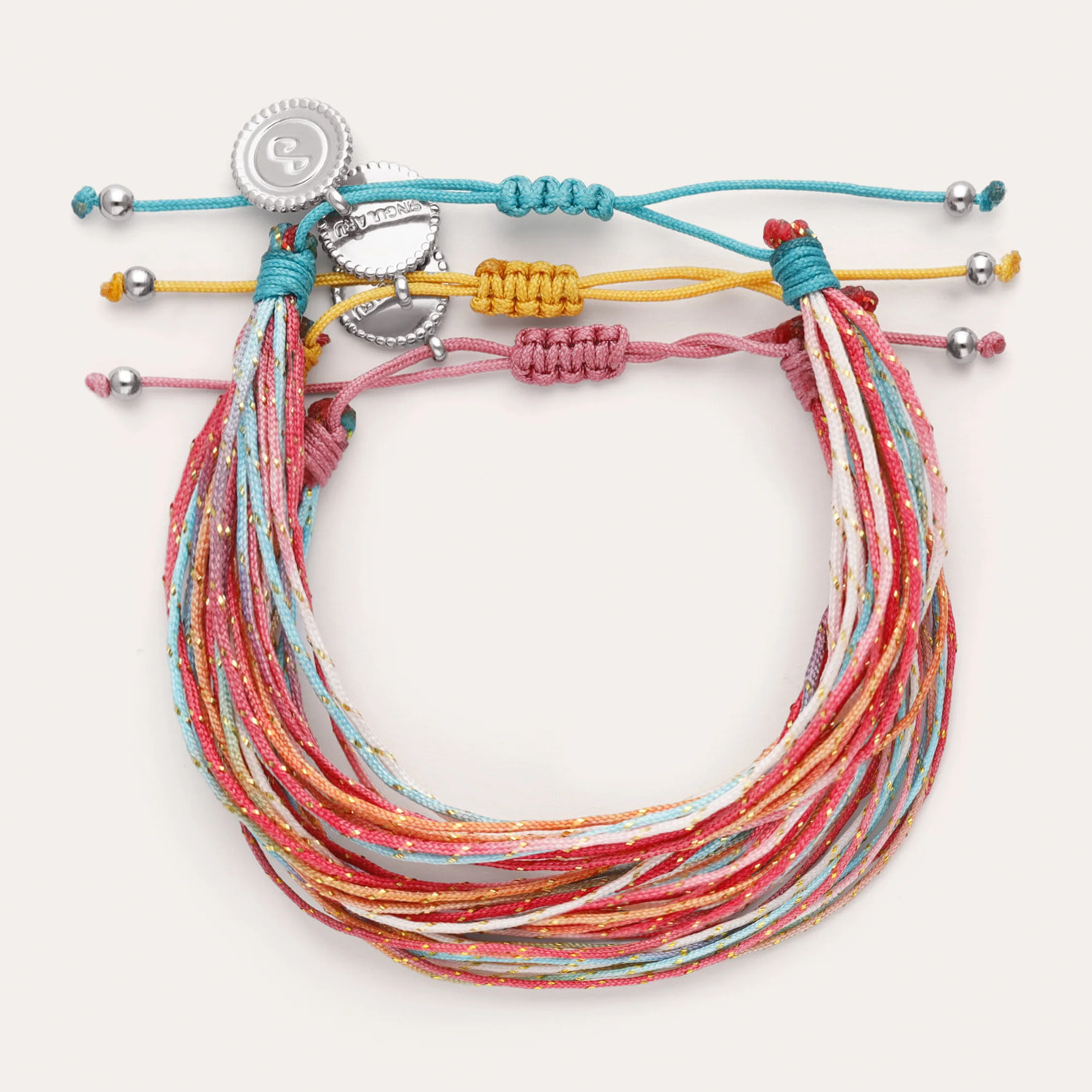 Bracciale Pack 3 Rainbow Spark Acier