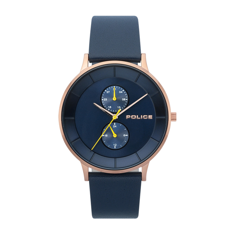 Reloj Police R1451293002 Hombre Analogico Cuarzo con Correa de Cuero