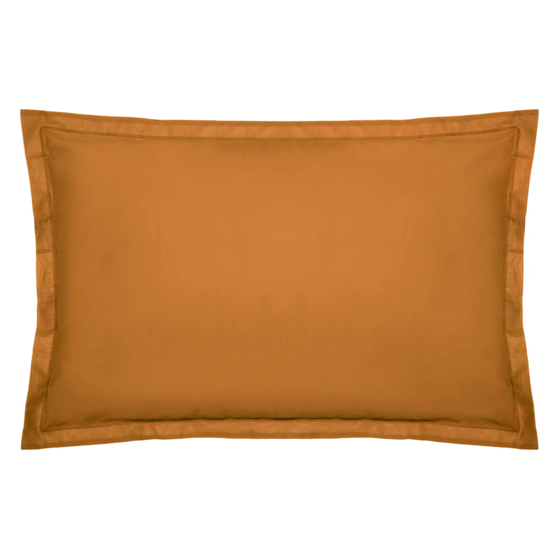 Taie d oreiller "Carina" coton 50x70cm jaune cumin
