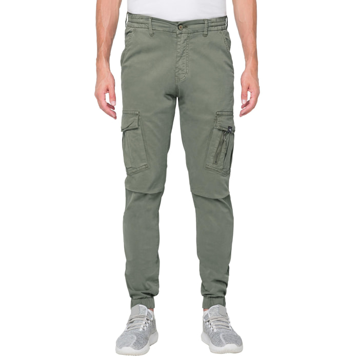 Pantalón Hot Buttered cargo Langkawi verde militar