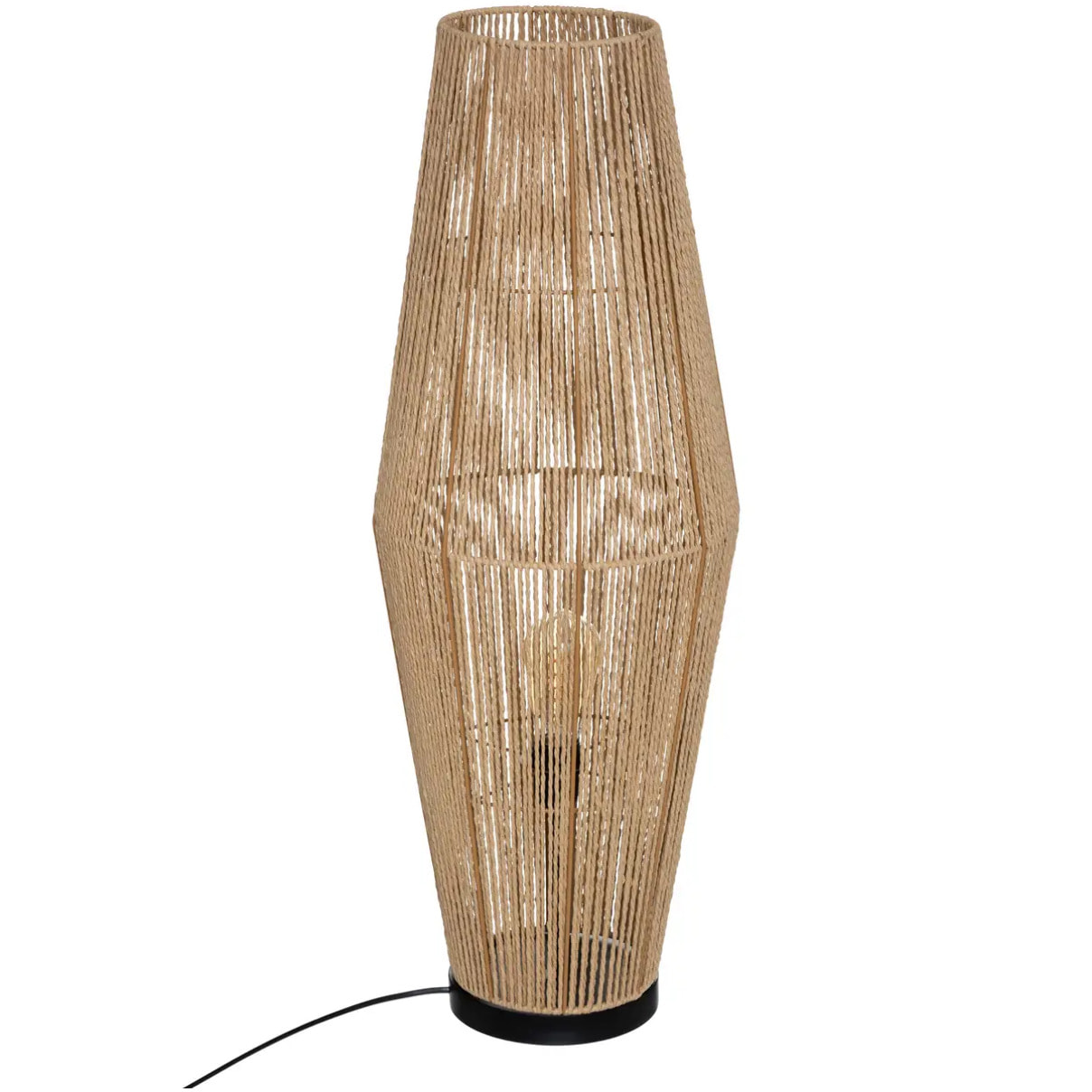 Lampadaire "Aissa" beige H83cm