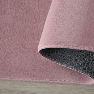MOSCOU - Tapis uni Rose