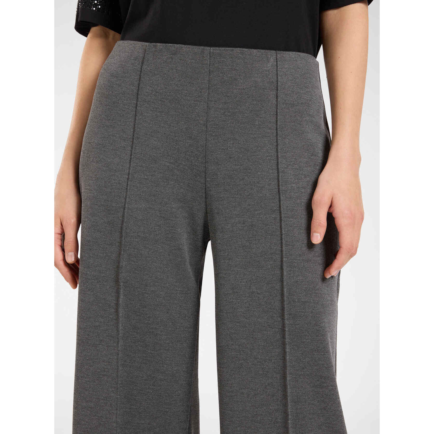 Elena Mirò - Pantalones de jersey - Gris