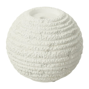 J-Line chandelier Creta Rond - ciment - blanc - large