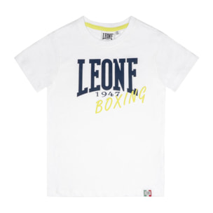 Leone Denim Camiseta de algodón azul para niño