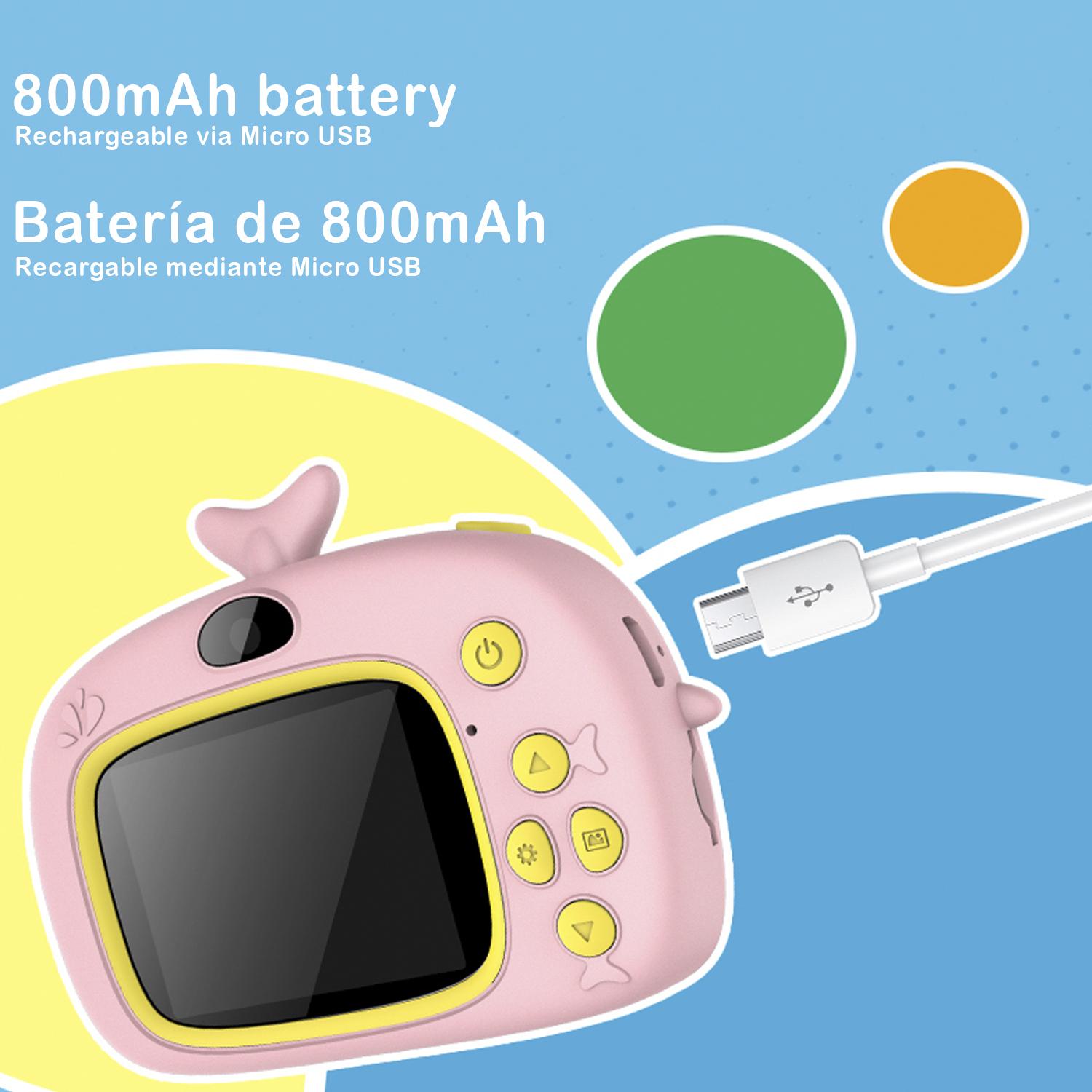 Fotocamera e videocamera X12 per bambini, con giochi integrati