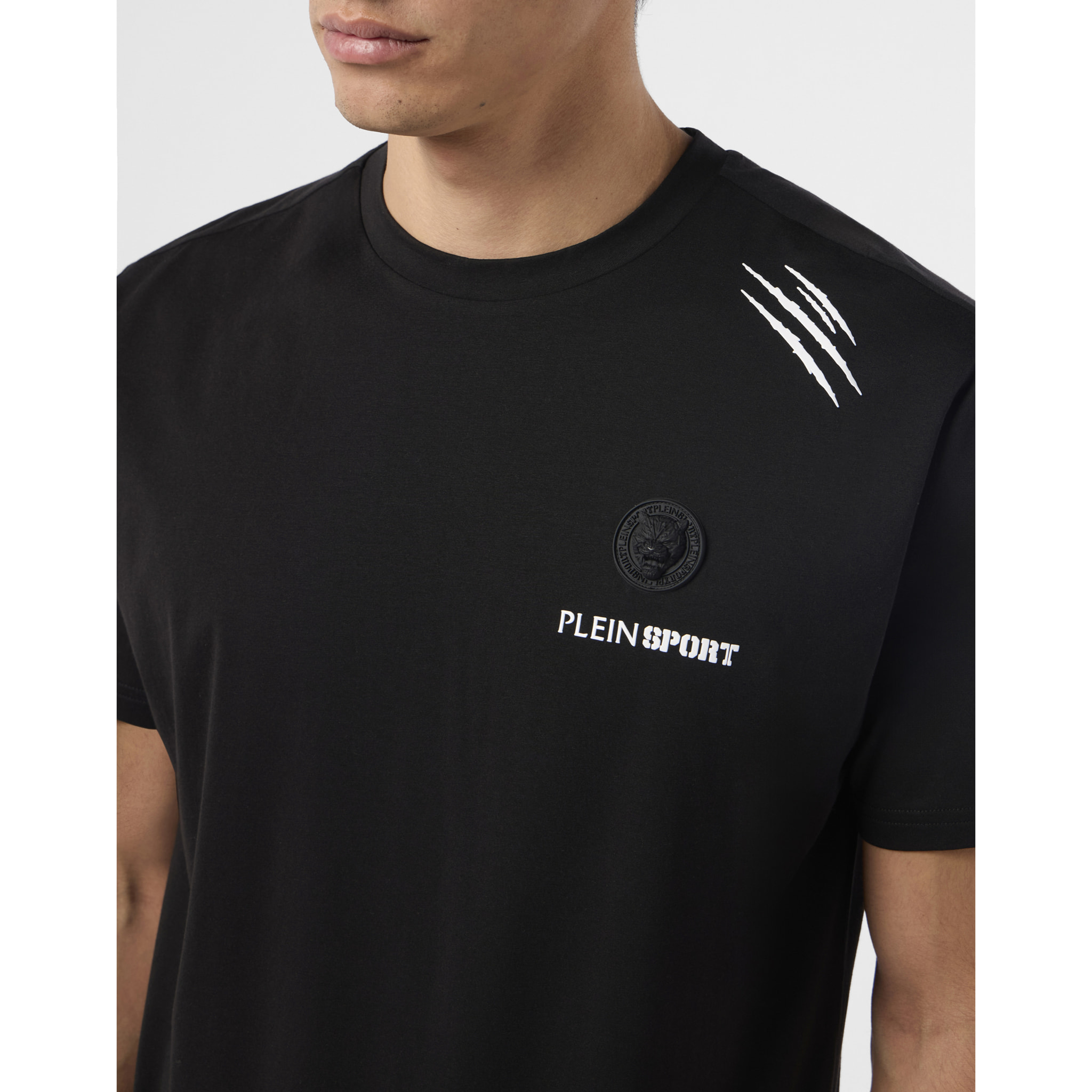 PLEIN SPORT T-Shirt Round Neck Ss SCRATCH