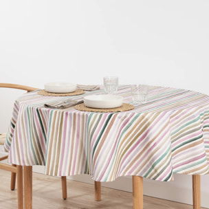 Nappe ronde en résine anti-taches 0120-175