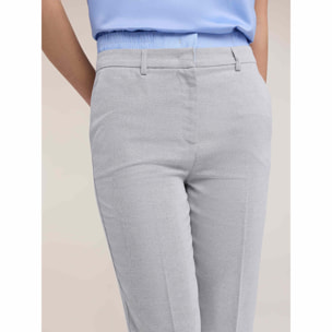 Motivi - Pantalones chino de talle alto - Gris