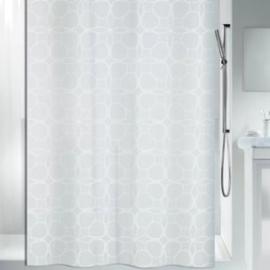 Rideau de douche Polyester FILIGRAN 240x180cm Gris Spirella