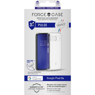 Coque FORCE CASE Google Pixel 8A Transparente