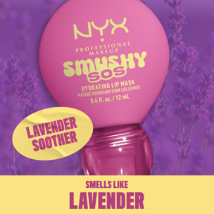 NYX Professional Makeup Smushy SOS Soin lèvres 2-en-1 Baume Jour & Masque Nuit LAVENDER SOOTHER