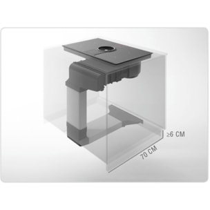 Plaque induction aspirante ELICA NIKOLATESLA LIBRA WH/F/83 (recyclage)