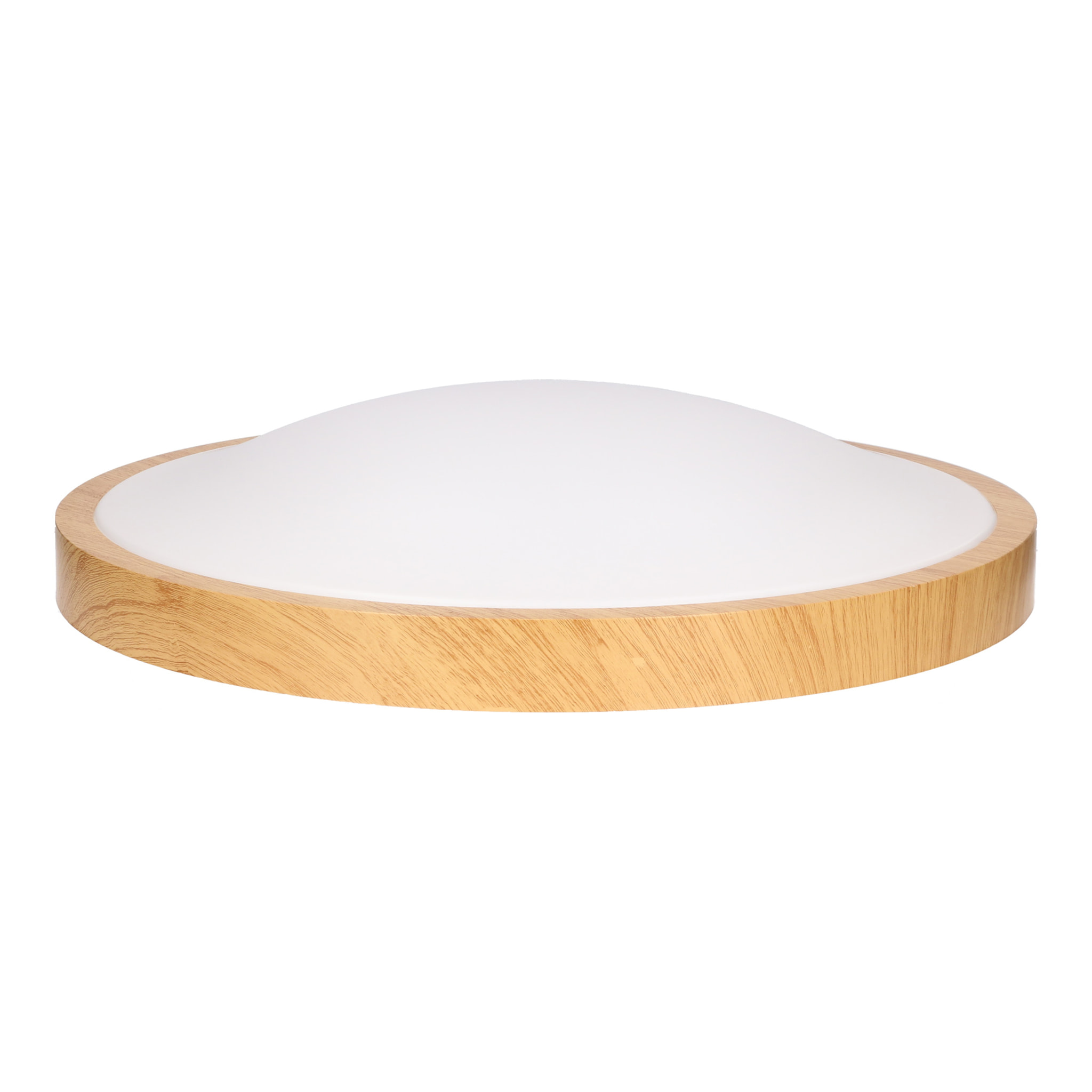 FORLIGHT Plafon Ip44 Tempo Ø410Mm Led 22,8W 3000K Imitación Madera 1821Lm
