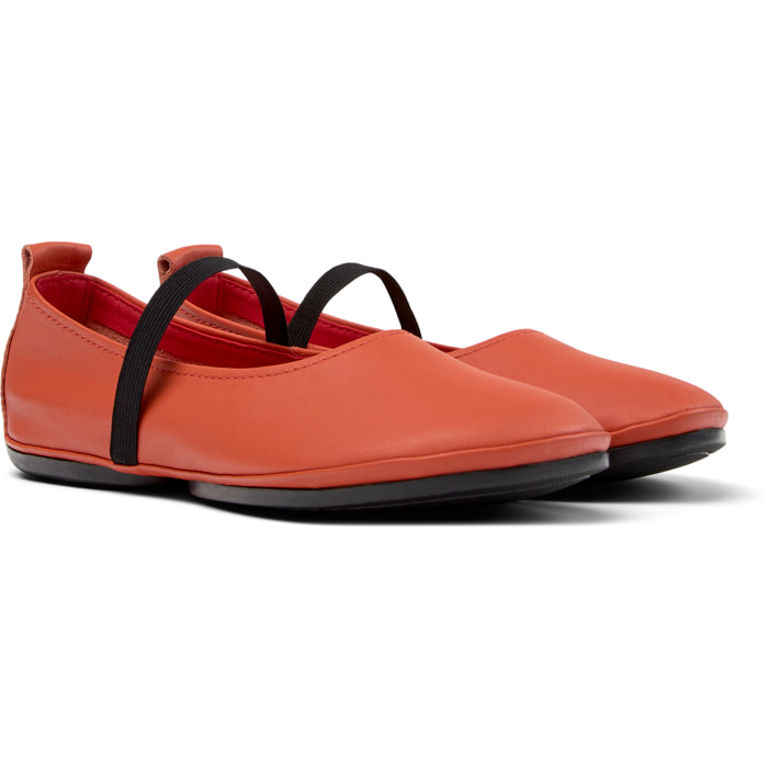 Ballerine - CAMPER Right Nina - Arancio - Pelle liscia