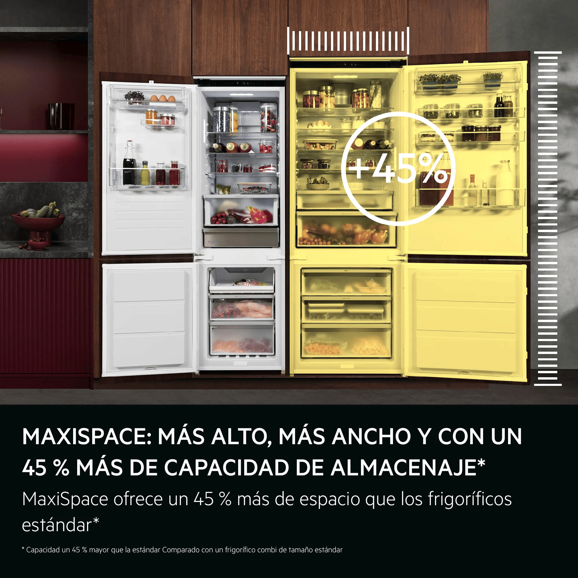 AEG Frigorífico combi de integración Serie 7000 de 188,4 cm NSC7T751ES