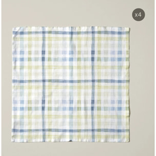 Lot de 4 serviettes Agueda