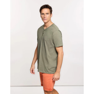 Camiseta Manga Corta Caqui - Kairox