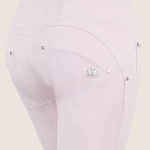 Pantaloni push up WR.UP® vita alta superskinny tessuto navetta
