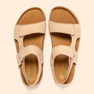 Sandalias N6003 NOBUCK CREAM / HORIZON color Cream