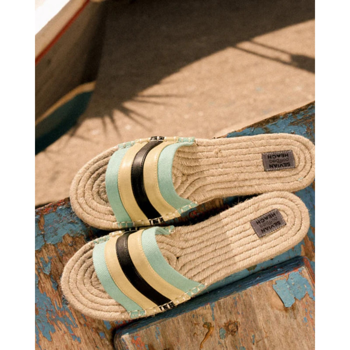 Pompea x Silvian Heach ciabatta a fascia