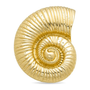 Broche LUXBYLUX Caracola acabado en oro amarillo 18K