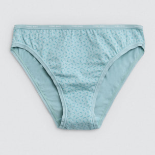 Confezione da 2 mini slip in morbido cotone stampato