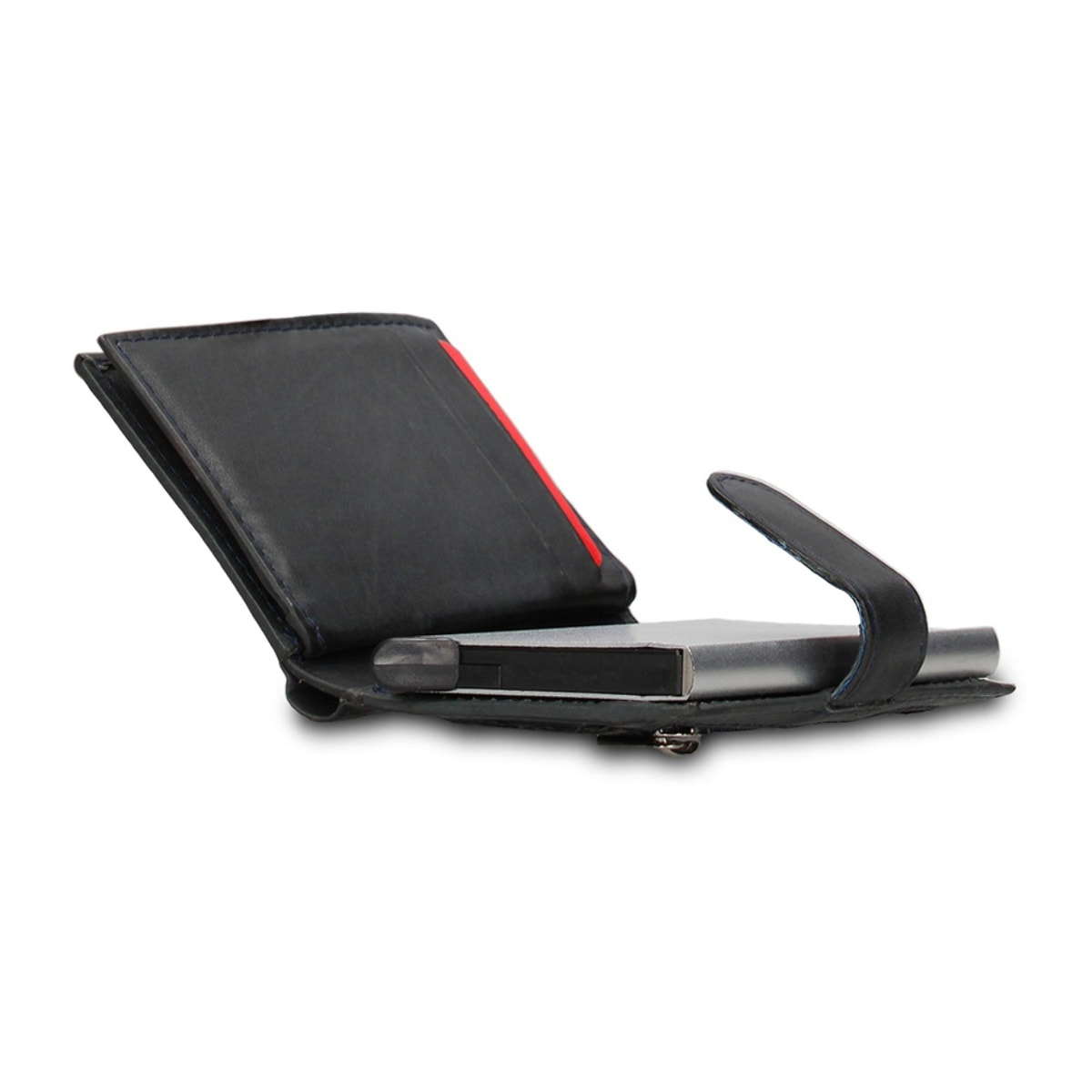 Portafoglio uomo in vera pelle - Modello Astor Prime - Casual - 7.5 x 10.0 x 2.0 cm